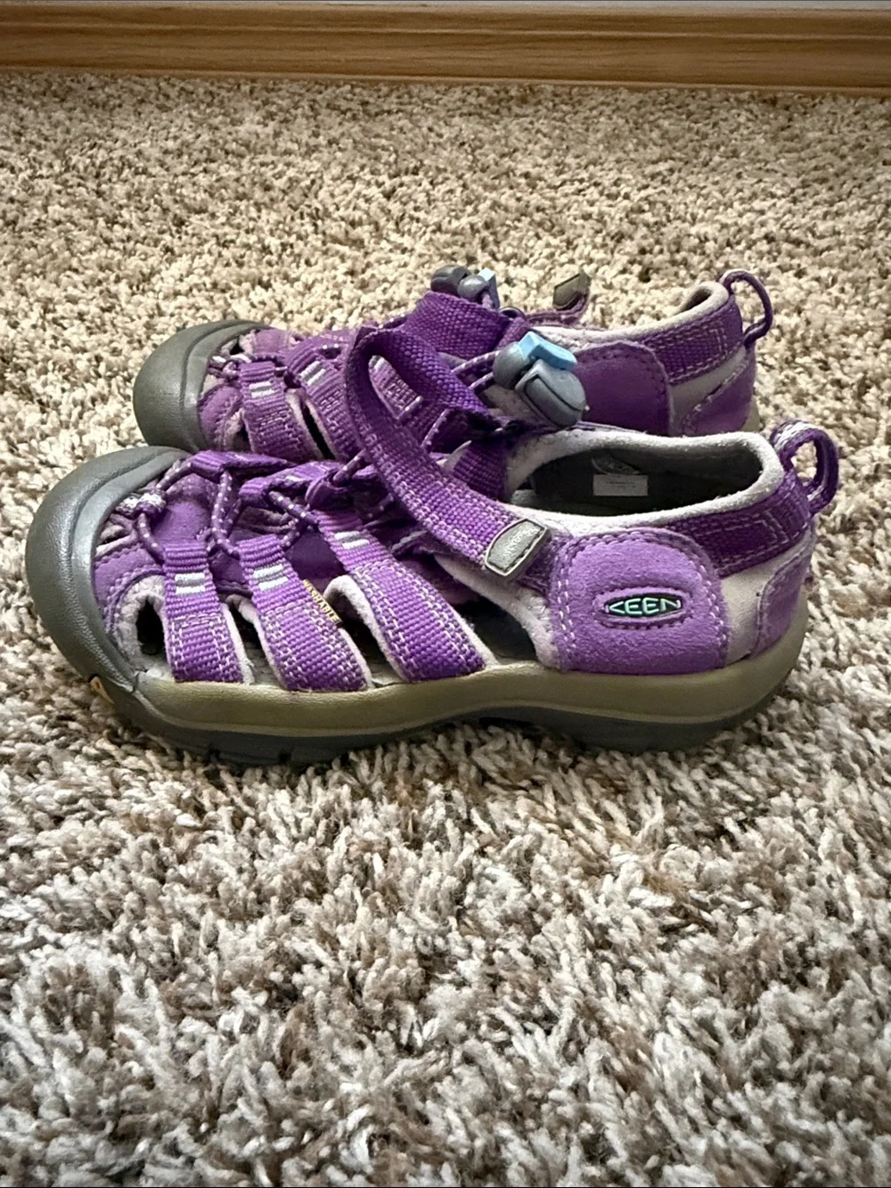 Keen Kids Purple and Gray Closed-Toe Sport Sandals
